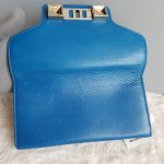 Proenza Schouler PS11 Continental Wallet Blue Calfskin With Silver Hardware #YUSS-14 - Image 6