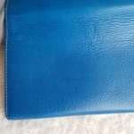 Proenza Schouler PS11 Continental Wallet Blue Calfskin With Silver Hardware #YUSS-14 - Image 4