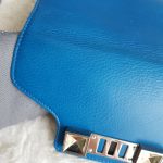 Proenza Schouler PS11 Continental Wallet Blue Calfskin With Silver Hardware #YUSS-14 - Image 2