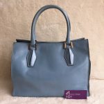 Tod's D Cube Bag Blue/Green Leather With Suede And Gold Hardware Bag #YYOL-7 - Image 2