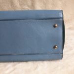 Tod's D Cube Bag Blue/Green Leather With Suede And Gold Hardware Bag #YYOL-7 - Image 10