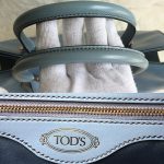 Tod's D Cube Bag Blue/Green Leather With Suede And Gold Hardware Bag #YYOL-7 - Image 20