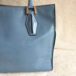 Tod's D Cube Bag Blue/Green Leather With Suede And Gold Hardware Bag #YYOL-7 - Image 4