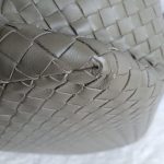 Bottega Veneta Roma Bag Grey Nappa Leather with Brunito Finish Hardware #TUCU-9 - Image 16