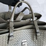 Bottega Veneta Roma Bag Grey Nappa Leather with Brunito Finish Hardware #TUCU-9 - Image 17