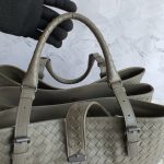 Bottega Veneta Roma Bag Grey Nappa Leather with Brunito Finish Hardware #TUCU-9 - Image 18