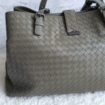 Bottega Veneta Roma Bag Grey Nappa Leather with Brunito Finish Hardware #TUCU-9 - Image 4
