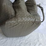 Bottega Veneta Roma Bag Grey Nappa Leather with Brunito Finish Hardware #TUCU-9 - Image 10