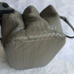 Bottega Veneta Roma Bag Grey Nappa Leather with Brunito Finish Hardware #TUCU-9 - Image 9