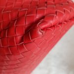 Bottega Veneta Garda Hobo Red Woven Lambskin With Brunito Finish Hardware #KELC-27 - Image 15