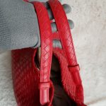 Bottega Veneta Garda Hobo Red Woven Lambskin With Brunito Finish Hardware #KELC-27 - Image 19