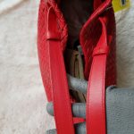 Bottega Veneta Garda Hobo Red Woven Lambskin With Brunito Finish Hardware #KELC-27 - Image 20