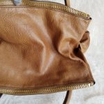 Burberry 2Way Bag Brown Leather With Gold Hardware #KSRY-3 - Image 10