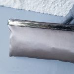 Burberry Clutch Grey Satin with Beads Detail #GLRS-1 - Image 9