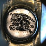 Burberry Clutch Grey Satin with Beads Detail #GLRS-1 - Image 14