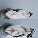 Burberry Clutch Grey Satin with Beads Detail #GLRS-1 - Image 12
