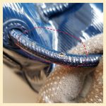 Burberry Large Tote Blue Patent Leather With Ruthenium Hardware #BVELT-1 - Image 19