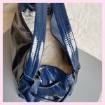 Burberry Large Tote Blue Patent Leather With Ruthenium Hardware #BVELT-1 - Image 20