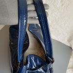 Burberry Large Tote Blue Patent Leather With Ruthenium Hardware #BVELT-1 - Image 24