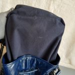 Burberry Large Tote Blue Patent Leather With Ruthenium Hardware #BVELT-1 - Image 35