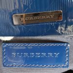 Burberry Large Tote Blue Patent Leather With Ruthenium Hardware #BVELT-1 - Image 28