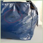 Burberry Large Tote Blue Patent Leather With Ruthenium Hardware #BVELT-1 - Image 5