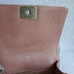 Chanel Boy Medium Rose Gold Grained Calfskin with Ruthenium Hardware #TKOS-1 - Image 18