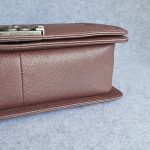 Chanel Boy Medium Rose Gold Grained Calfskin with Ruthenium Hardware #TKOS-1 - Image 10