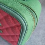 Chanel CC Filigree Vanity Bag 2-tone Grained Calfskin with Gold Hardware #TKUR-4 - Image 16