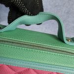 Chanel CC Filigree Vanity Bag 2-tone Grained Calfskin with Gold Hardware #TKUR-4 - Image 11