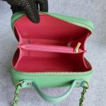 Chanel CC Filigree Vanity Bag 2-tone Grained Calfskin with Gold Hardware #TKUR-4 - Image 46