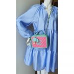 Chanel CC Filigree Vanity Bag 2-tone Grained Calfskin with Gold Hardware #TKUR-4 - Image 47