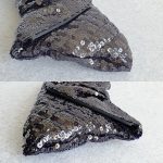 Chanel Clutch Black/Blue Sequine/Beads and Black Hardware #YKCS-10 - Image 7