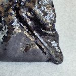 Chanel Clutch Black/Blue Sequine/Beads and Black Hardware #YKCS-10 - Image 6