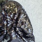 Chanel Clutch Black/Blue Sequine/Beads and Black Hardware #YKCS-10 - Image 3