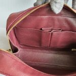 Chanel Crossbody Bag Maroon Calf Leather with Gold Hardware #TLOU-2 - Image 40