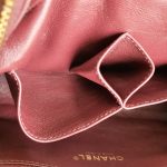 Chanel Crossbody Bag Maroon Calf Leather with Gold Hardware #TLOU-2 - Image 35