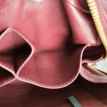 Chanel Crossbody Bag Maroon Calf Leather with Gold Hardware #TLOU-2 - Image 34