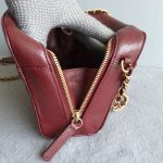 Chanel Crossbody Bag Maroon Calf Leather with Gold Hardware #TLOU-2 - Image 12