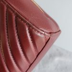 Chanel Crossbody Bag Maroon Calf Leather with Gold Hardware #TLOU-2 - Image 22