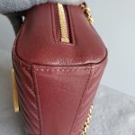Chanel Crossbody Bag Maroon Calf Leather with Gold Hardware #TLOU-2 - Image 18