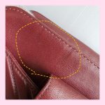 Chanel Crossbody Bag Maroon Calf Leather with Gold Hardware #TLOU-2 - Image 9