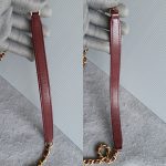 Chanel Crossbody Bag Maroon Calf Leather with Gold Hardware #TLOU-2 - Image 27