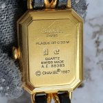Chanel Premiere Vintage Watch Sz-M 18k Gold Plated with Leather #TKCL-4 - Image 4