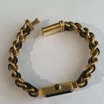 Chanel Premiere Vintage Watch Sz-M 18k Gold Plated with Leather #TKCL-4 - Image 5
