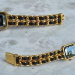 Chanel Premiere Vintage Watch Sz-M 18k Gold Plated with Leather #TKCL-4 - Image 8