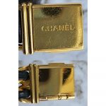 Chanel Premiere Vintage Watch Sz-M 18k Gold Plated with Leather #TKCL-4 - Image 11