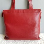 Chanel Shoulder Bag Red Grained Calfskin With Gold Hardware #CKCK-21 - Image 4