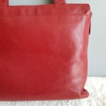 Chanel Shoulder Bag Red Grained Calfskin With Gold Hardware #CKCK-21 - Image 8