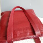 Chanel Shoulder Bag Red Grained Calfskin With Gold Hardware #CKCK-21 - Image 24